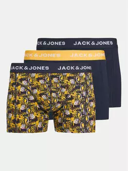 Комплект из 3 боксеров Jack&Jones Junior, мультиколор