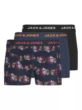Комплект из 3 боксеров Jack&Jones, мультиколор