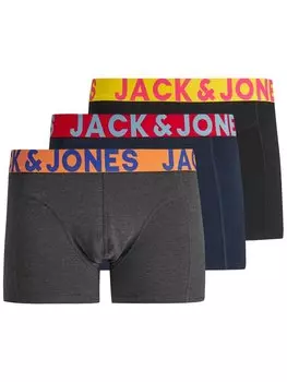 Комплект из 3 боксеров Jack&Jones, мультиколор