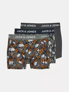 Комплект из 3 боксеров Jack&Jones, мультиколор