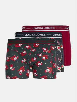 Комплект из 3 боксеров Jack&Jones, мультиколор