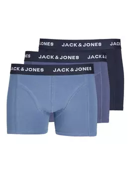 Комплект из 3 боксеров Jack&Jones, синий