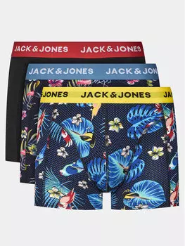 Комплект из 3 боксеров Jack&Jones, синий