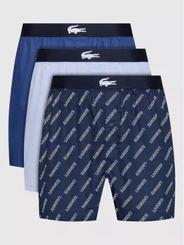 Комплект из 3 боксеров Lacoste, синий