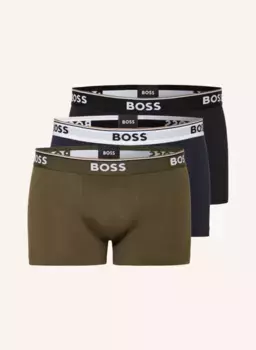 Комплект из 3 боксеров power Boss, черный