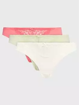 Комплект из 3 бразильских женских трусов Dorina, мультиколор