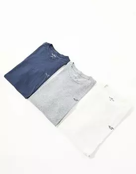 Комплект из 3 футболок Icon в нескольких цветах Hollister