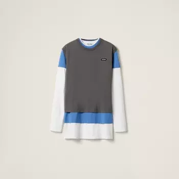 Комплект из 3 футболок из джерси. Miu Miu, белый