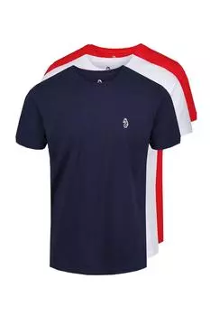 Комплект из 3 футболок Johnys Luke 1977, красный