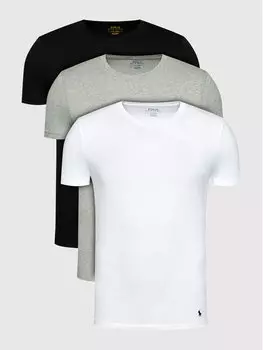 Комплект из 3 футболок стандартного кроя Polo Ralph Lauren, мультиколор