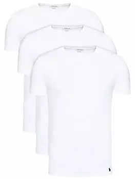 Комплект из 3 футболок стандартного кроя Polo Ralph Lauren, белый