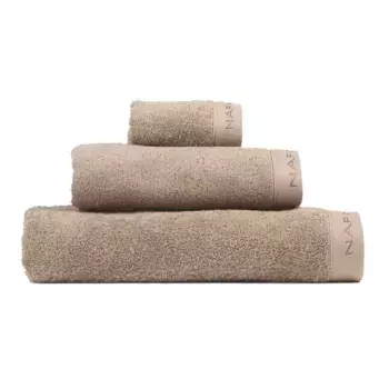 Комплект из 3-х хлопковых полотенец 500гр/м2 Casual Naf Naf, коричневый