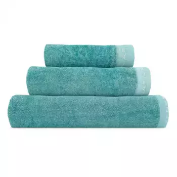 Комплект из 3-х хлопковых полотенец 500гр/м2 Casual Naf Naf, аквамарин