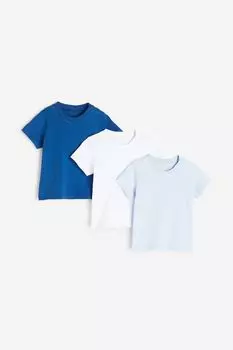Комплект из 3 хлопковых футболок H&M