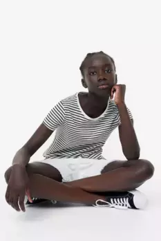 Комплект из 3 хлопковых футболок H&M, серый