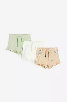 Комплект из 3 хлопковых шорт H&M