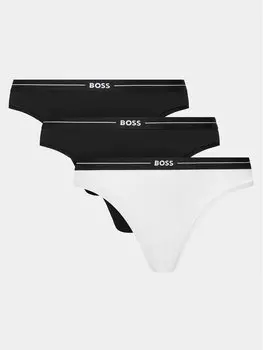 Комплект из 3 классических женских трусов Boss, белый