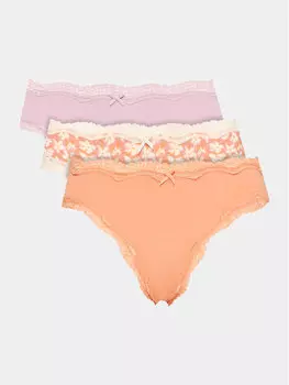 Комплект из 3 классических женских трусов Etam, мультиколор