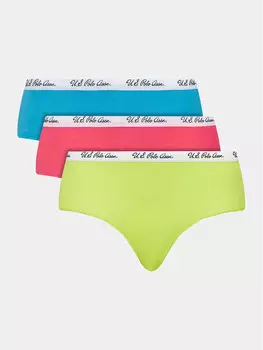 Комплект из 3 классических женских трусов U.S. Polo Assn., мультиколор