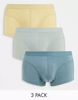 Комплект из 3 коротких сундуков ASOS DESIGN из микрофибры