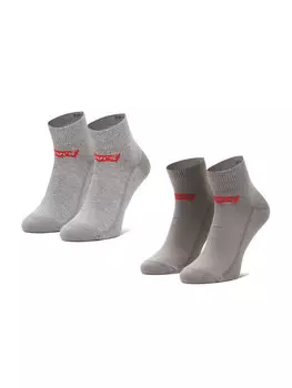 Комплект из 3 мужских низких носков Levi's, серый