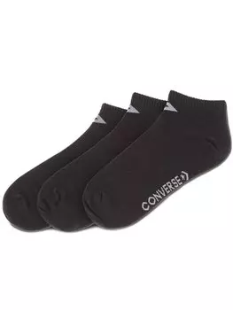 Комплект из 3 низких носков унисекс Converse, черный