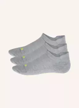 Комплект из 3 носков-кроссовок cool kick Falke, серый