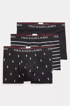 Комплект из 3 пар боксеров Classic из хлопка стрейч Polo Ralph Lauren, черный