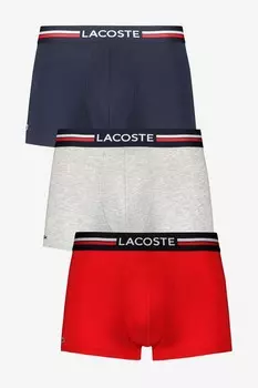 Комплект из 3 пар боксеров Lacoste, синий