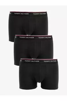 Комплект из 3 пар черных боксеров Tommy Hilfiger, черный