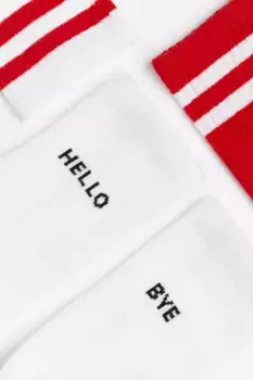 Комплект из 3 пар носков H&M, белый