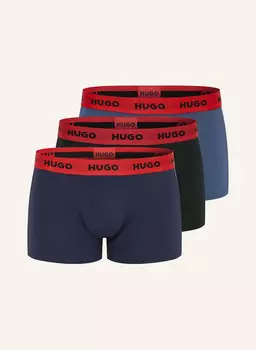 Комплект из 3 пар трусов-боксеров Hugo, мультиколор
