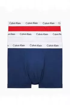 Комплект из 3 пар узких боксеров Calvin Klein, синий