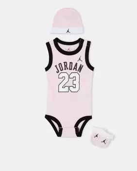 Комплект из 3 предметов для девочки, розовый Jordan, розовый