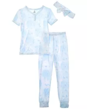 Комплект из 3 предметов: пижама и повязка на голову Tutu Couture En Pointe, синий