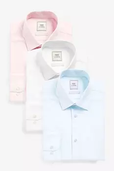 Комплект из 3 рубашек Next, синий