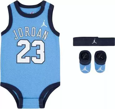 Комплект из 3 сетчатых трикотажных изделий Jordan Infants в коробочке