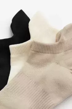 Комплект из 3 спортивных носков drymove H&M, белый