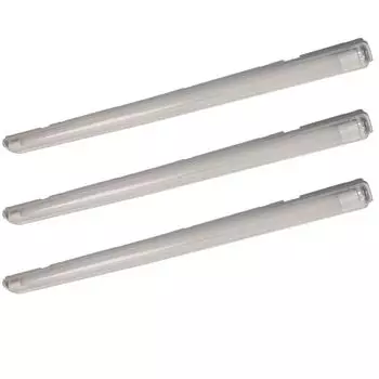 Комплект из 3 светодиодных светильников для ванны, нейтральный белый, L 126 см, VT-12023 etc-shop