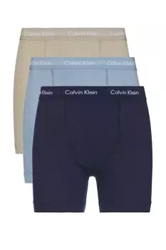 Комплект из 3 трусов-боксеров Calvin Klein Underwear, цвет New Navy, Vintage Khaki, & Troposphere