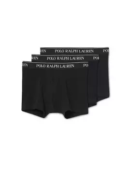 Комплект из 3 трусов-боксеров из хлопка стрейч Polo Ralph Lauren, черный