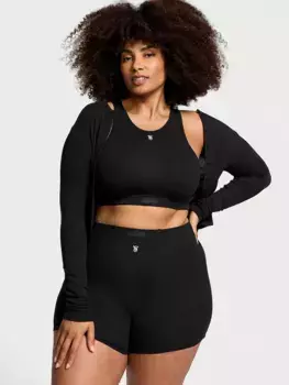 Комплект из 3 трусов-боксеров из модала в рубчик Victoria'S Secret, черный