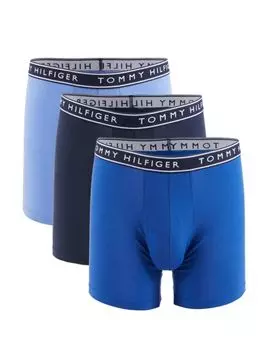 Комплект из 3 трусов-боксеров с логотипом Tommy Hilfiger, цвет Persian Blue
