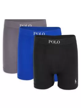Комплект из 3 трусов-боксеров с логотипом Polo Ralph Lauren, цвет Polo Black