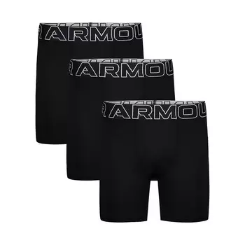 Комплект из 3 трусов-боксеров Under Armour Performance Tech для мальчиков 8–20 лет, черный