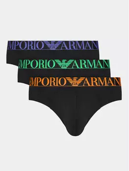 Комплект из 3 трусов Emporio Armani Underwear, черный