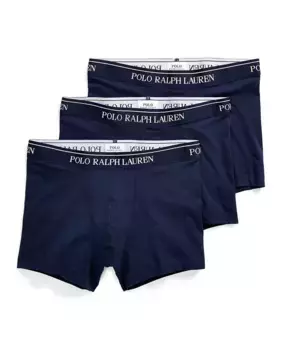 Комплект из 3 вязаных боксеров Polo Ralph Lauren, синий
