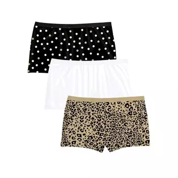 Комплект из 3 женских шорт для мальчика больших размеров Comfort Choice, цвет Animal