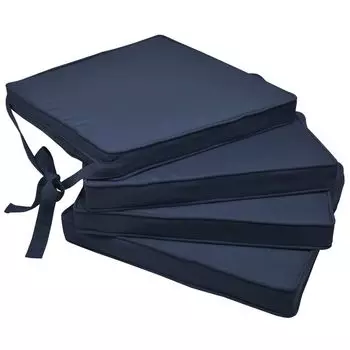 Комплект из 4 подушек на кресло Beautissu Loft SK, темно-синий