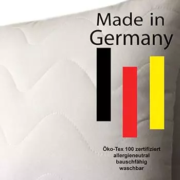 Комплект из 4 подушек с наполнителем "Спи спокойно" 80 х 80 см, неаллергенный, белый, стеганый, на молнии, можно стирать, многоразового использования IT_IS IN